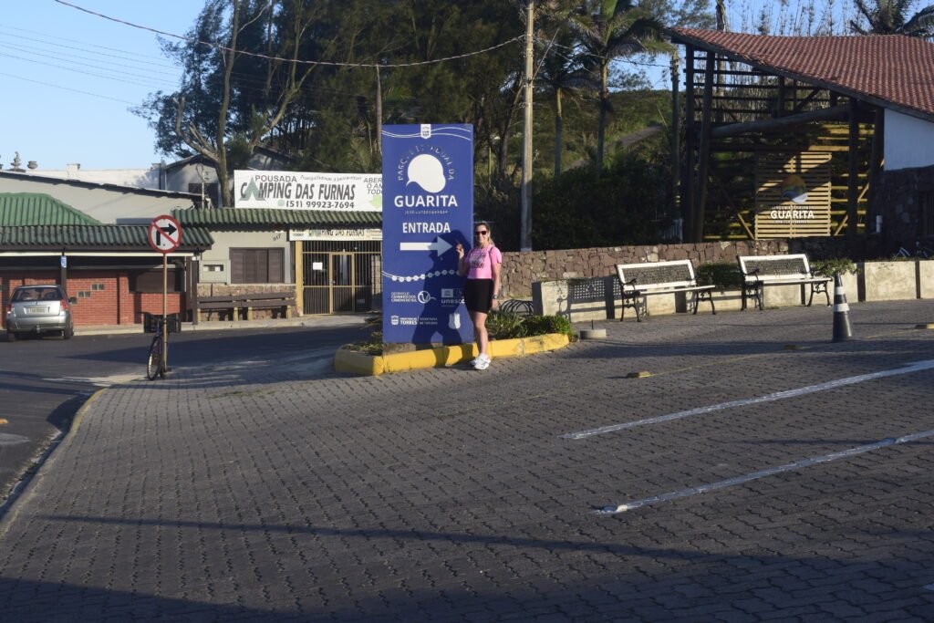 estacionamentos na praia da guarita