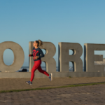 placa de torres correndo