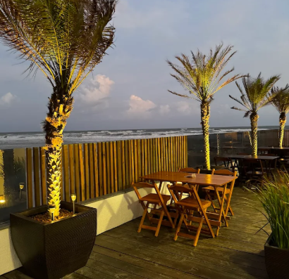 restaurante na praia da cal